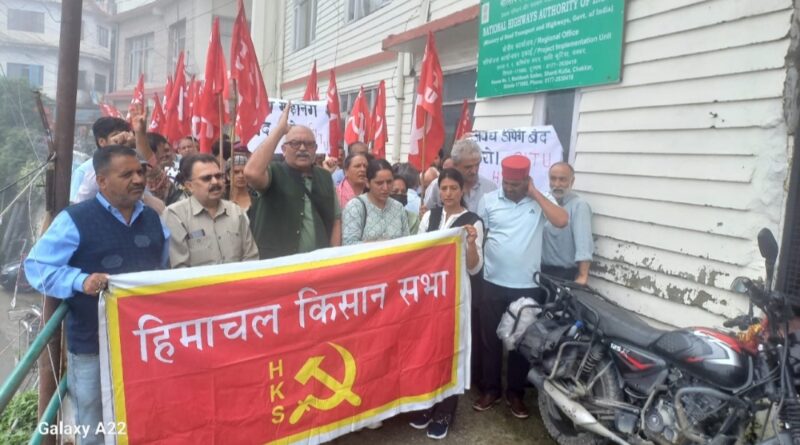 Himachal’s Farmers & Workers Rise Against Highway Chaos Himachal’s Farmers & Workers Rise Against Highway Chaos HIMACHAL HEADLINES