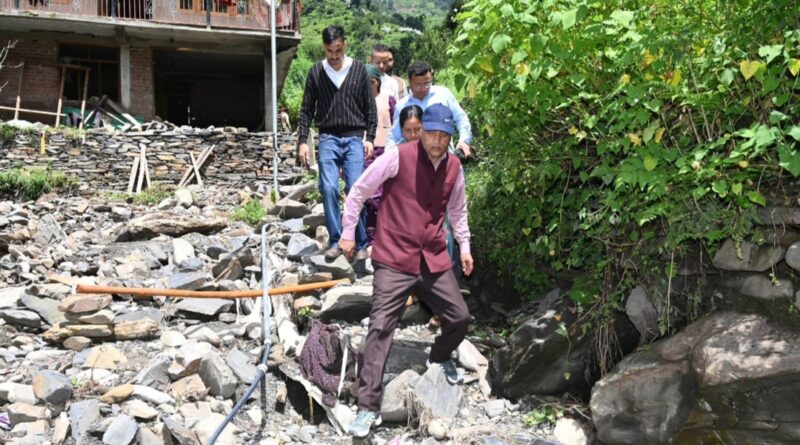 We Will Rebuild: Jayaram’s Emotional Visit to Disaster-Hit Seraj We Will Rebuild: Jayaram’s Emotional Visit to Disaster-Hit Seraj HIMACHAL HEADLINES