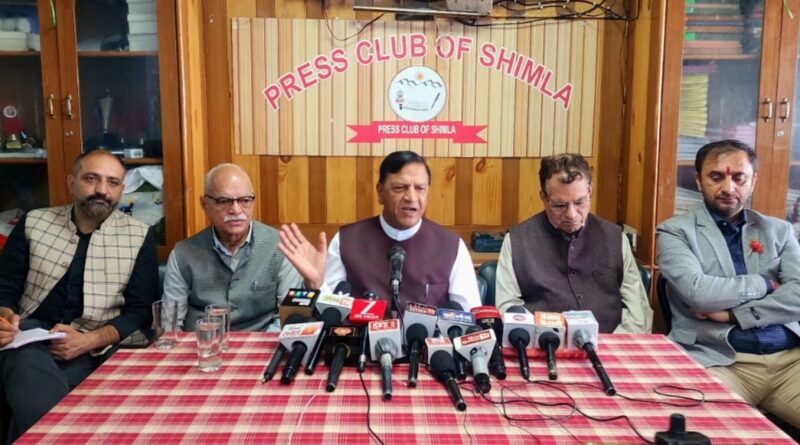 A Betrayal of Promises: BJP’s Rajiv Bindal Slams Congress Over Job Trainee Scheme in Himachal A Betrayal of Promises: BJP’s Rajiv Bindal Slams Congress Over Job Trainee Scheme in Himachal HIMACHAL HEADLINES