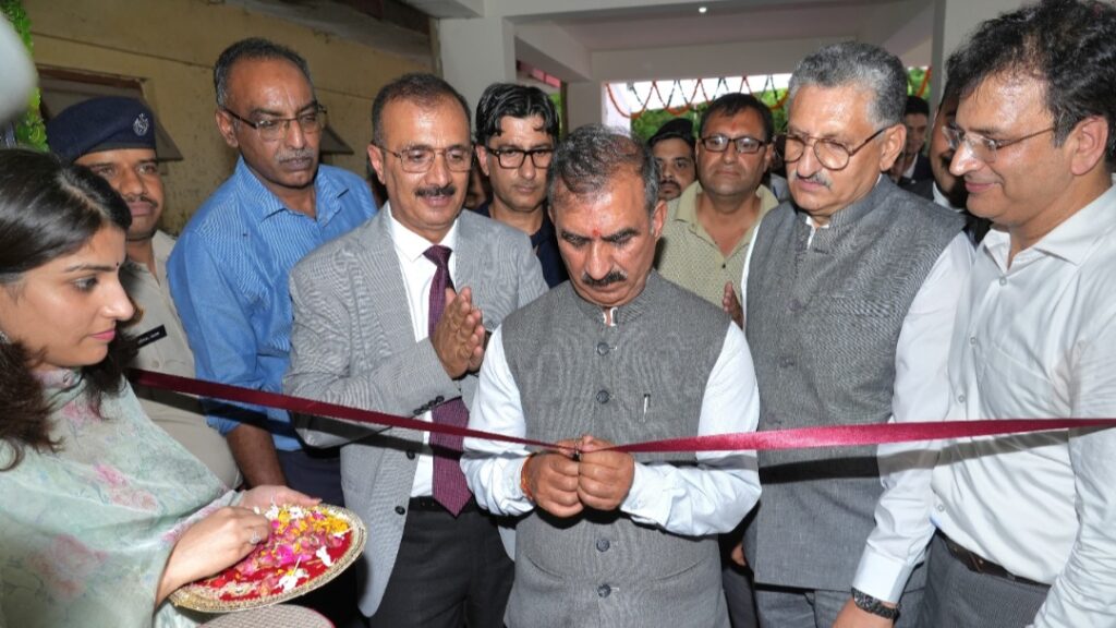 Sukhu inaugurates office building of Assistant District Attorney at Nadaun HIMACHAL HEADLINES