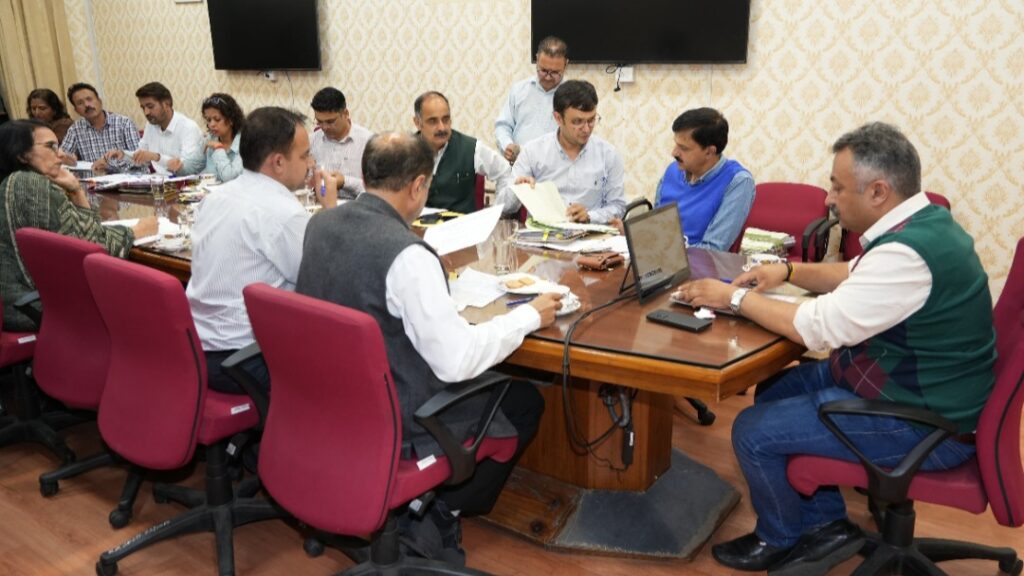 Rohit Thakur emphasizes quality education and sports development in departmental review meeting HIMACHAL HEADLINES
