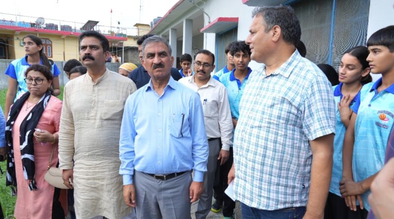 Sukhu announces CBSE School, better facilities for girls sports hostel in Sarkaghat HIMACHAL HEADLINES