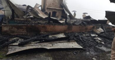 Nearly six decade old inspection cottage in Thandidhar was burnt down HIMACHAL HEADLINES