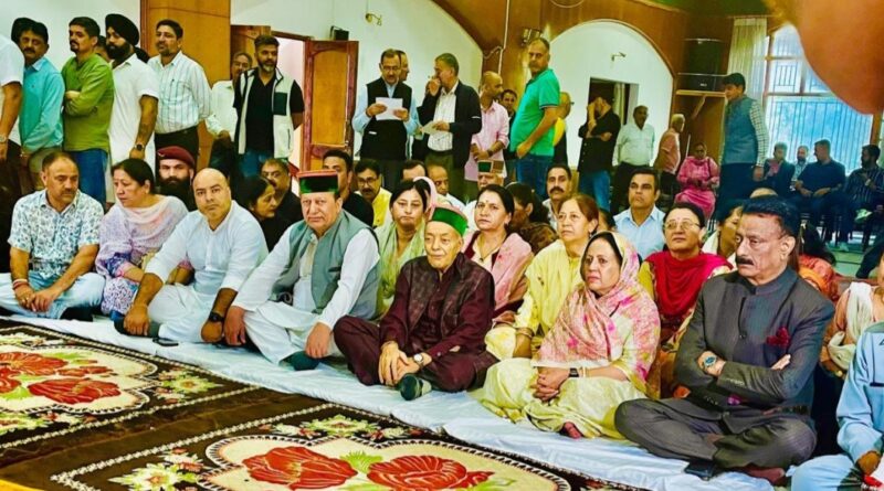 Congress remembered former late CM Virbhadra Singh on his fourth death anniversary HIMACHAL HEADLINES