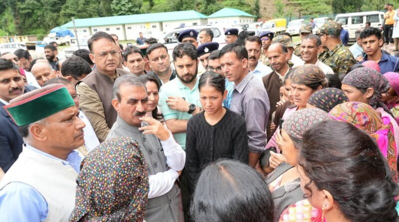 Sukhu urges BJP MPs to help in getting permission to rehabilitate disaster affected families on forest land HIMACHAL HEADLINES