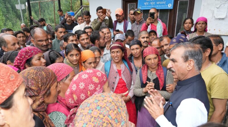 Government mulls settlement policy for disaster-affected families: Sukhu HIMACHAL HEADLINES
