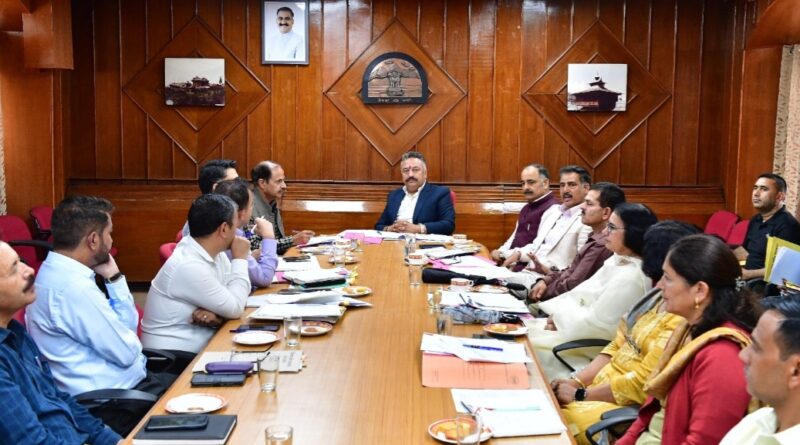 Rohit Thakur directs speedy restoration of damaged schools and colleges in disaster hit areas HIMACHAL HEADLINES