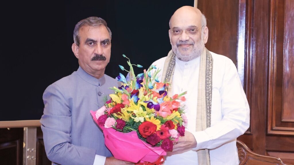 Sukhu urges Union Home Minister to visit disaster-hit areas of Himachal HIMACHAL HEADLINES