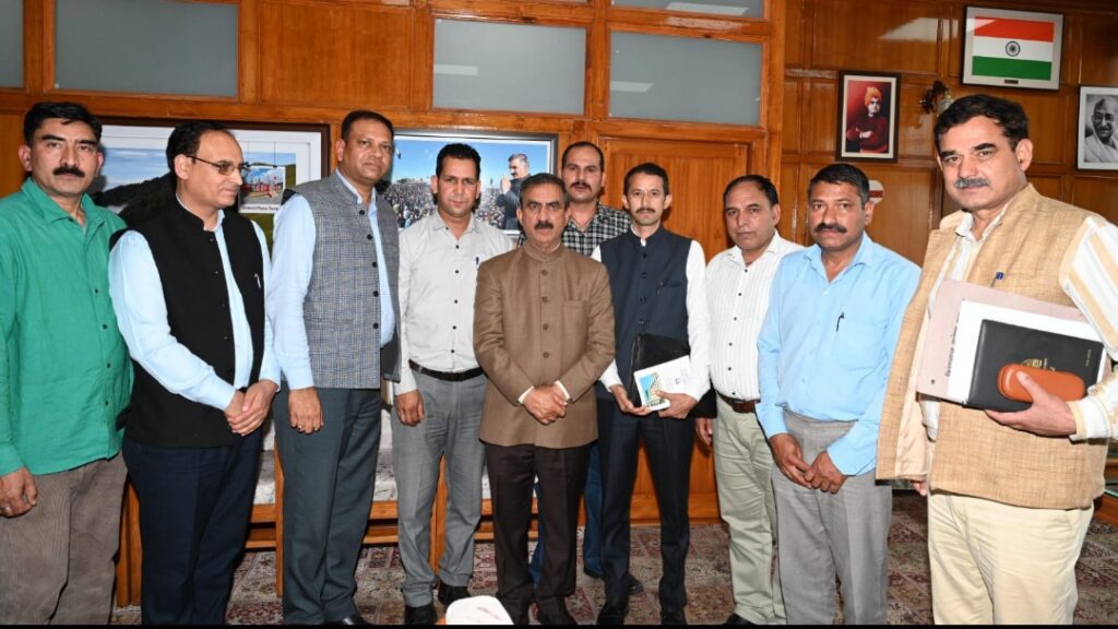 Employees union of HPTDC call on CM Sukhu Employees union of HPTDC call on CM Sukhu HIMACHAL HEADLINES