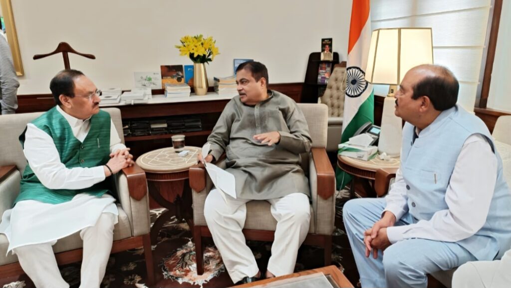 JP Nadda met Nitin Gadkari regarding the interests of Himachal JP Nadda met Nitin Gadkari regarding the interests of Himachal HIMACHAL HEADLINES