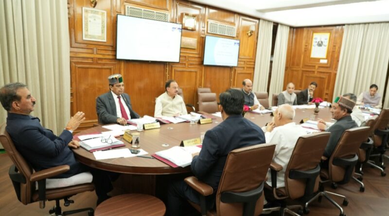 Himachal Cabinet Decisions HIMACHAL HEADLINES