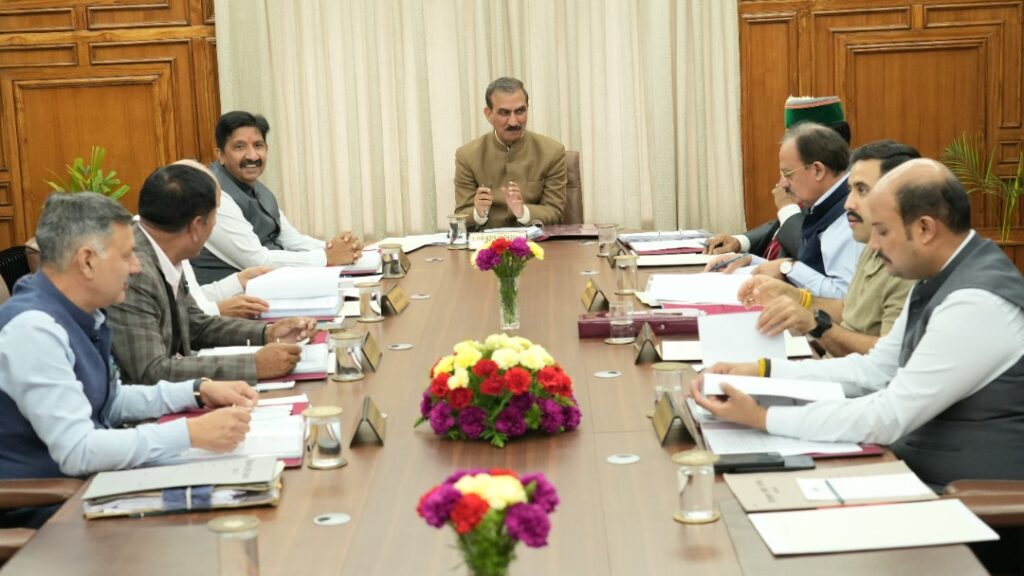 Himachal Cabinet Decisions HIMACHAL HEADLINES