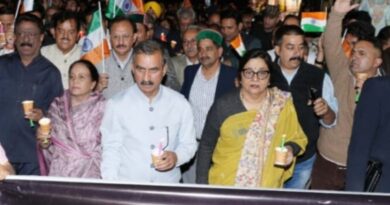 Congress will organize a candle march tomorrow on 14 August across the country  HIMACHAL HEADLINES