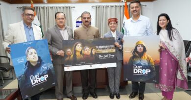 Sukhu reviews special screening of “The Last Drop” by KBC fame Arunoday Sharma Sukhu reviews special screening of “The Last Drop” by KBC fame Arunoday Sharma HIMACHAL HEADLINES
