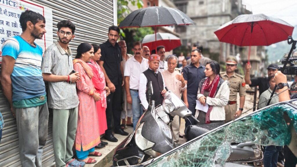 Governor Shukla Visits Disaster-Affected Areas in Mandi; Assures All Possible Support Governor Shukla Visits Disaster-Affected Areas in Mandi; Assures All Possible Support HIMACHAL HEADLINES