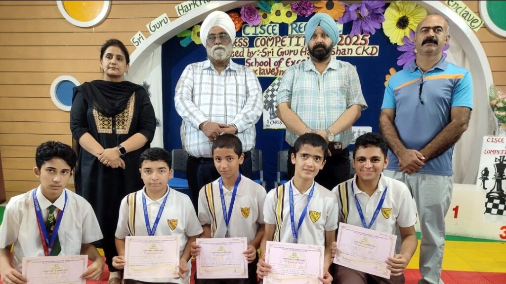 Samarth Gupta of Auckland House School for Boys Qualifies for Nationals at CISCE Regional Chess Tournament HIMACHAL HEADLINES