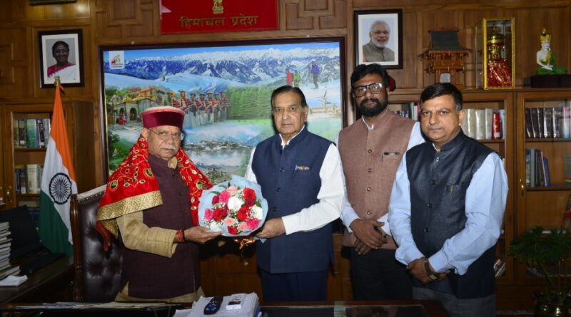 Chairman SC Commission Kuldeep Kumar calls on Governor Chairman SC Commission Kuldeep Kumar calls on Governor HIMACHAL HEADLINES