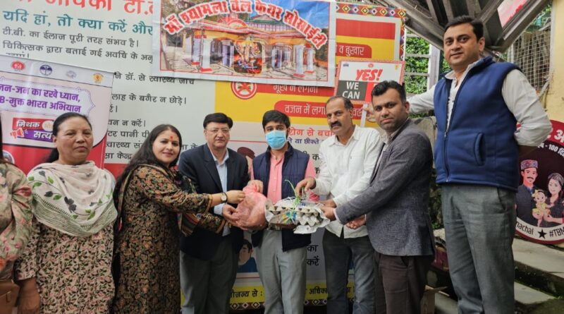 Maa Shyamala Welfare Society distributed nutritious food to tuberculosis patients Maa Shyamala Welfare Society distributed nutritious food to tuberculosis patients HIMACHAL HEADLINES