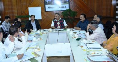 Rohit Thakur holds review meeting with Education Department and HPBOSE HIMACHAL HEADLINES