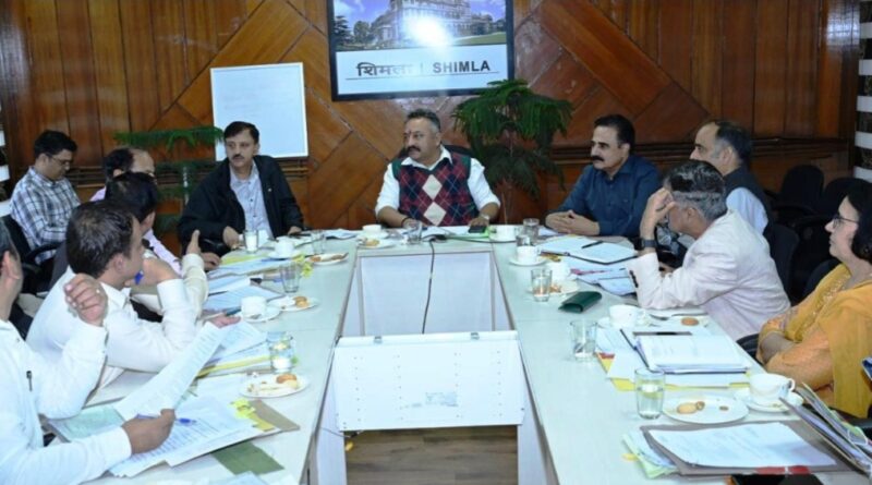 Rohit Thakur holds review meeting with Education Department and HPBOSE HIMACHAL HEADLINES
