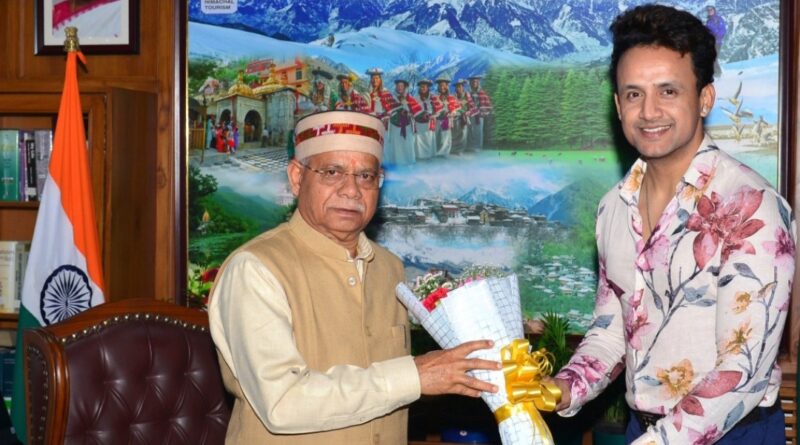 Young singer Kumar Sahil calls on Governor HIMACHAL HEADLINES