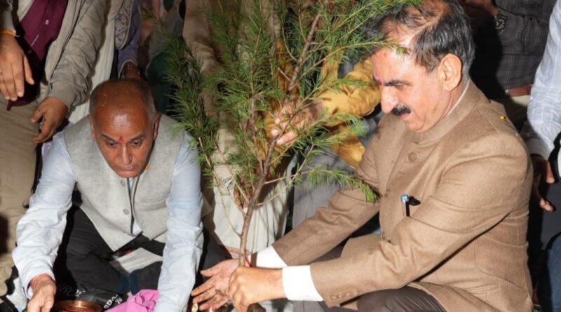 CM Sukhu inaugurates state-level Van-Mahotsav CM Sukhu inaugurates state-level Van-Mahotsav HIMACHAL HEADLINES