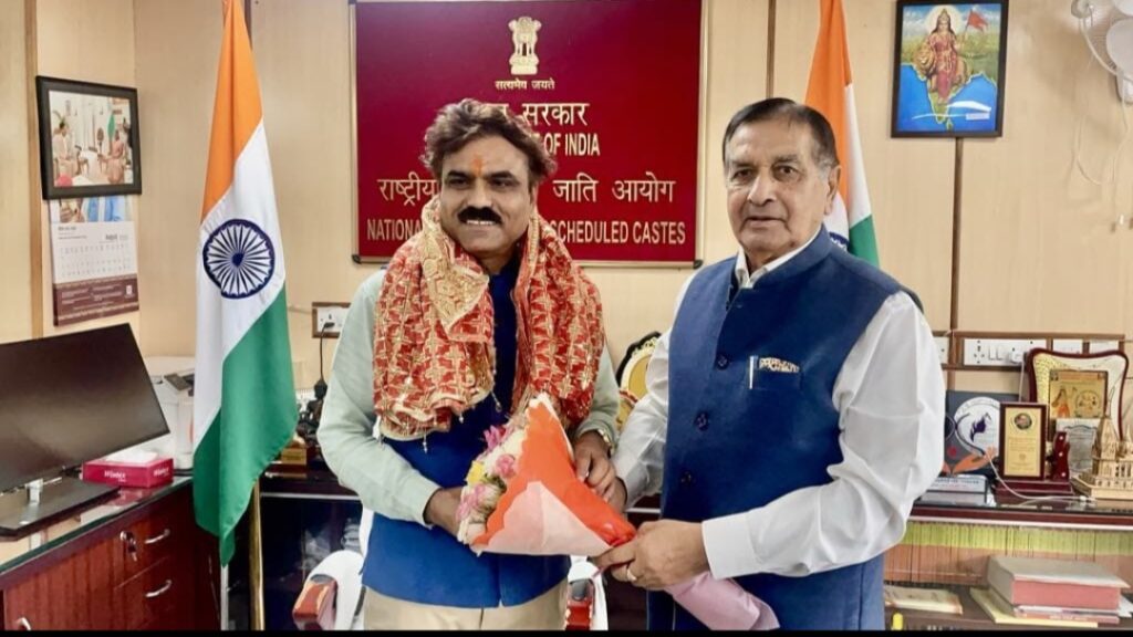 Kuldeep Kumar Dhiman calls on Chairperson of National Commission for Scheduled Castes Kuldeep Kumar Dhiman calls on Chairperson of National Commission for Scheduled Castes HIMACHAL HEADLINES