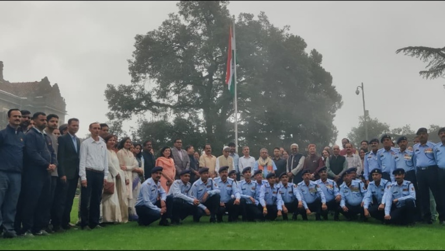 Independence Day Celebrated with Enthusiasm at the Indian Institute of Advanced Study HIMACHAL HEADLINES