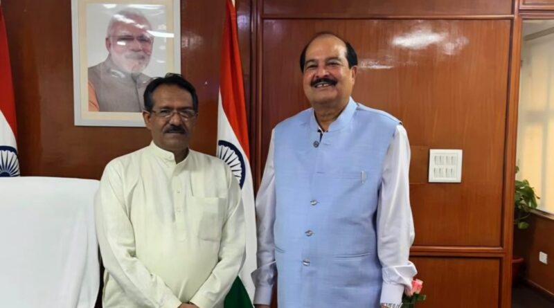 Harsh Mahajan met Union Minister of State Harsh Malhotra: work on improvement of NH to start soon HIMACHAL HEADLINES