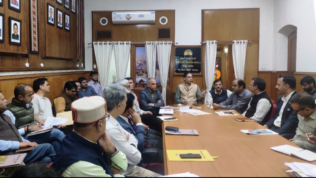 CS Prabodh Saxena reviews relief and restoration works in flood affected areas HIMACHAL HEADLINES