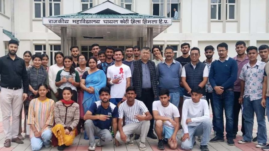 Sports day celebrated in Degree College Chail Koti Sports day celebrated in Degree College Chail Koti HIMACHAL HEADLINES