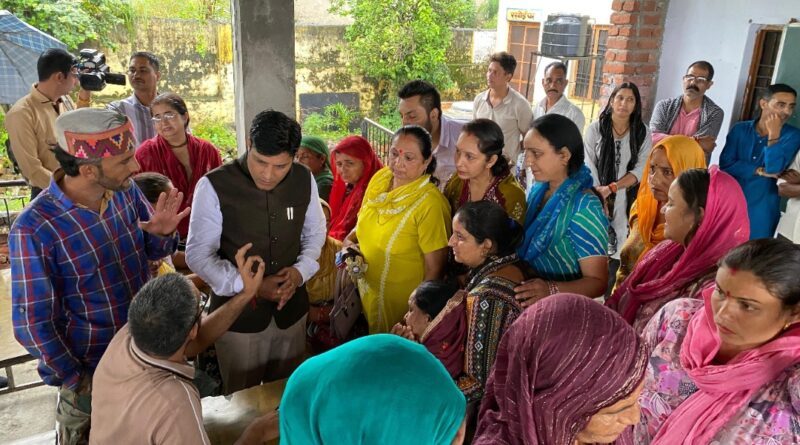 The government and the organization stand with the disaster affected people: Rajiv Rana HIMACHAL HEADLINES