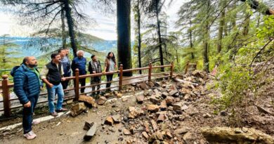 Ramchandra reached BJP Sanjauli Mandal and took stock of the damage Ramchandra reached BJP Sanjauli Mandal and took stock of the damage HIMACHAL HEADLINES