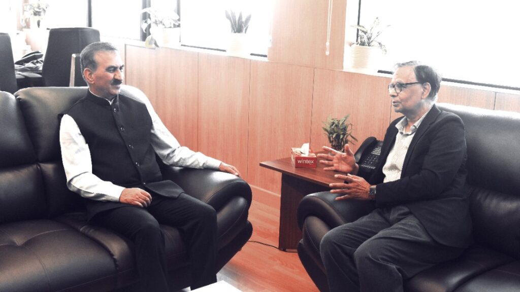 Sukhu calls on Chairman of 16th Finance Commission, Demands a separate DRI for hill states Sukhu calls on Chairman of 16th Finance Commission, Demands a separate DRI for hill states HIMACHAL HEADLINES