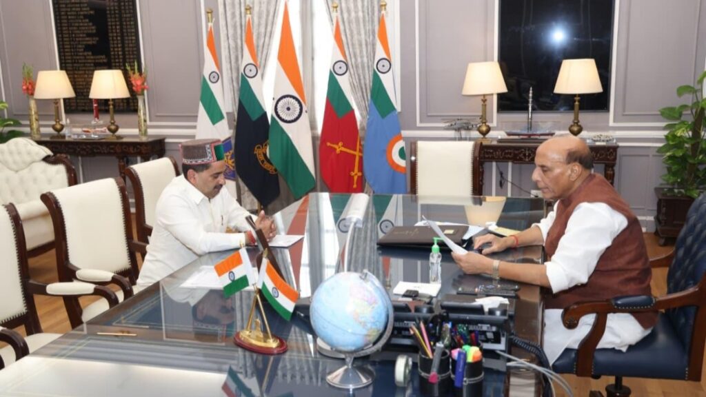 Deputy Chief Whip calls on Union Defence Minister Urges to sanction war memorial at Shahpur HIMACHAL HEADLINES
