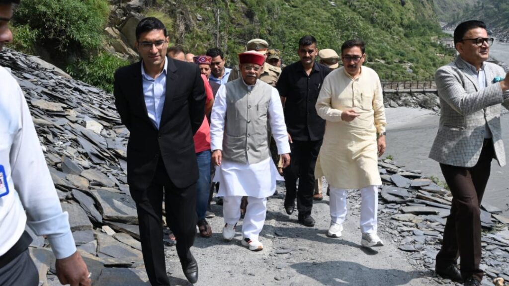 Governor Shukla visits disaster-affected areas in Chamba Sub-Division HIMACHAL HEADLINES