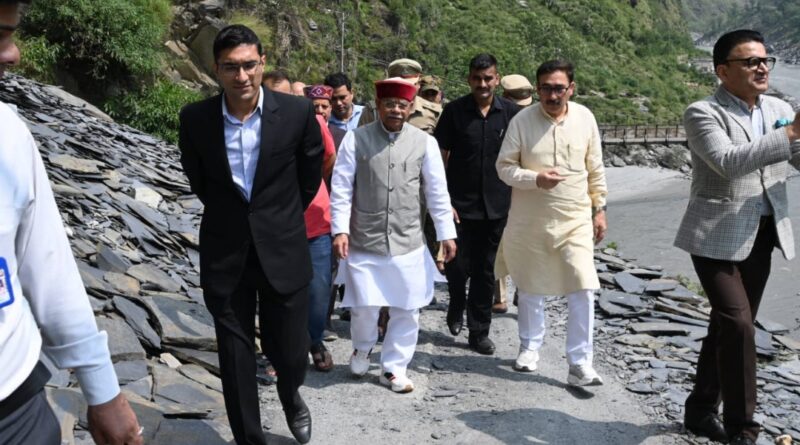 Governor Shukla visits disaster-affected areas in Chamba Sub-Division HIMACHAL HEADLINES
