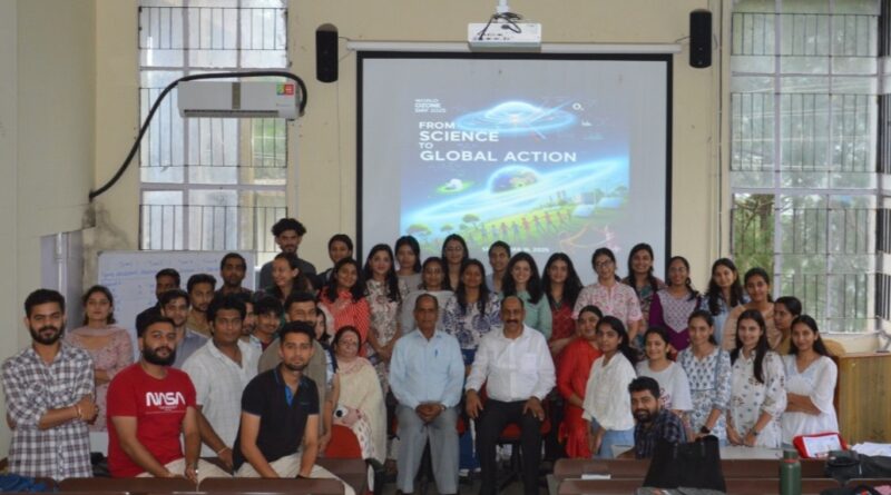 Ozone Day Celebrated at Nauni University HIMACHAL HEADLINES