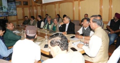 Sukhu reviews rain related damages Sukhu reviews rain related damages HIMACHAL HEADLINES