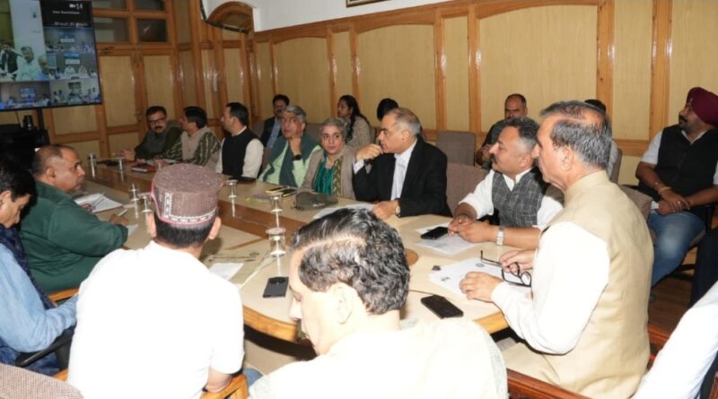 Sukhu reviews rain related damages Sukhu reviews rain related damages HIMACHAL HEADLINES