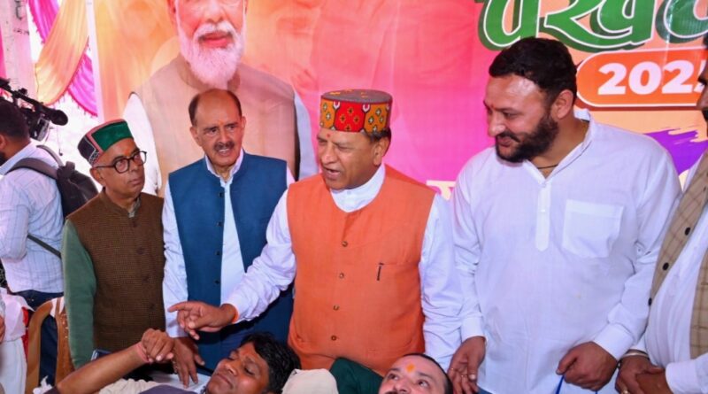 A total of 1414 blood units were collected in 15 blood donation camps: BJP HIMACHAL HEADLINES