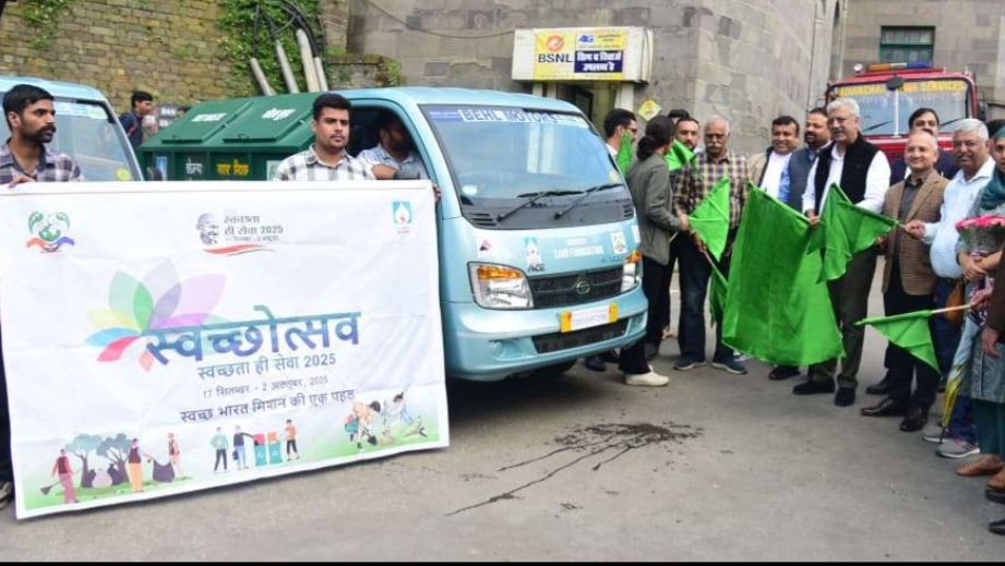 SJVN Provides two Solid Waste Management EVs to MC Shimla under Swachhta Hi Sewa 2025 HIMACHAL HEADLINES