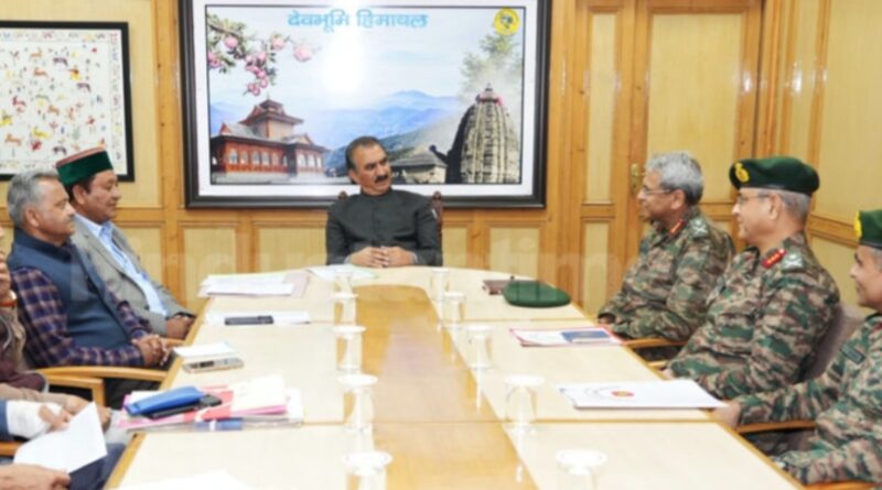 Sukhu lauds the efforts of Army and Kangra administration in safeguarding lives  HIMACHAL HEADLINES
