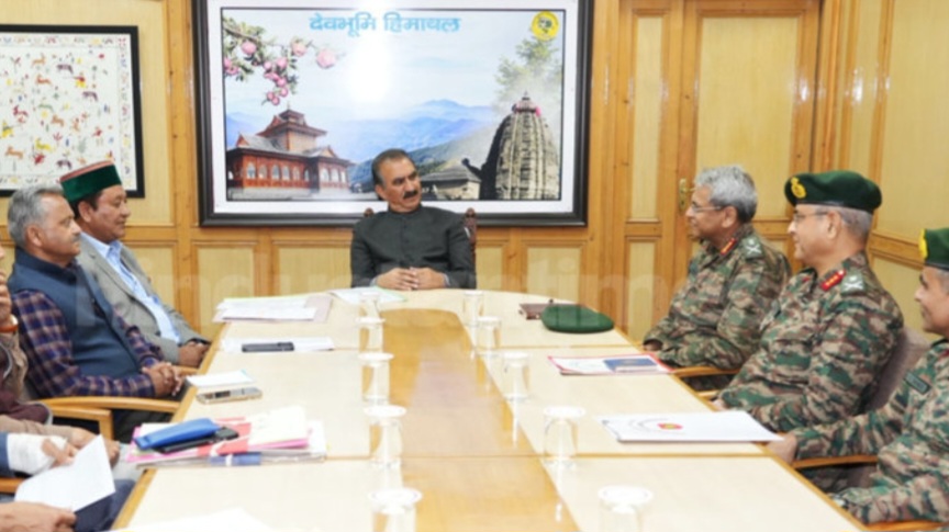 Sukhu lauds the efforts of Army and Kangra administration in safeguarding lives Sukhu lauds the efforts of Army and Kangra administration in safeguarding lives HIMACHAL HEADLINES