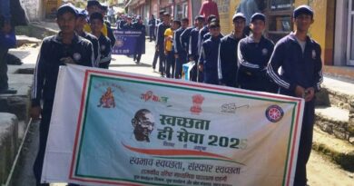 Volunteers gave cleanliness message on NSS Foundation Day in Dadgi Volunteers gave cleanliness message on NSS Foundation Day in Dadgi HIMACHAL HEADLINES
