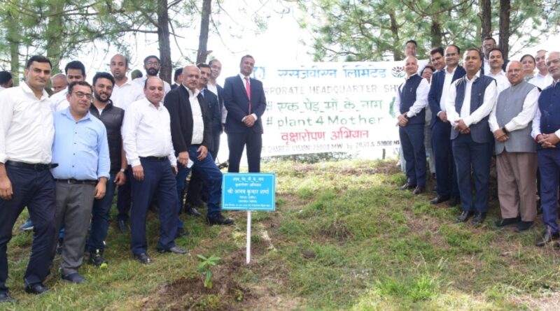 SJVN organized Plantation Drive in Shimla under #Plant4Mother Campaign SJVN organized Plantation Drive in Shimla under #Plant4Mother Campaign HIMACHAL HEADLINES