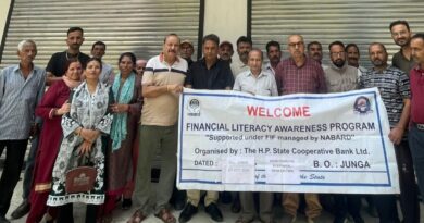 Digital financial awareness camp organised in Junga HIMACHAL HEADLINES