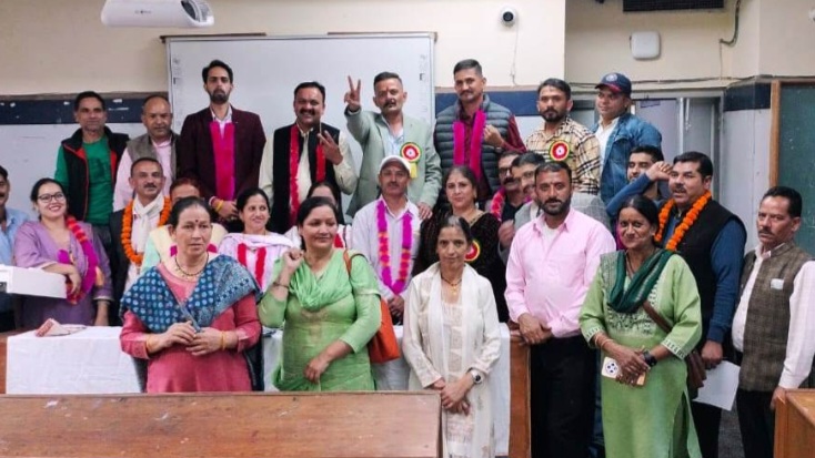 Narendra Thagata became the head and Rakesh Mehta became the general secretary Narendra Thagata became the head and Rakesh Mehta became the general secretary HIMACHAL HEADLINES