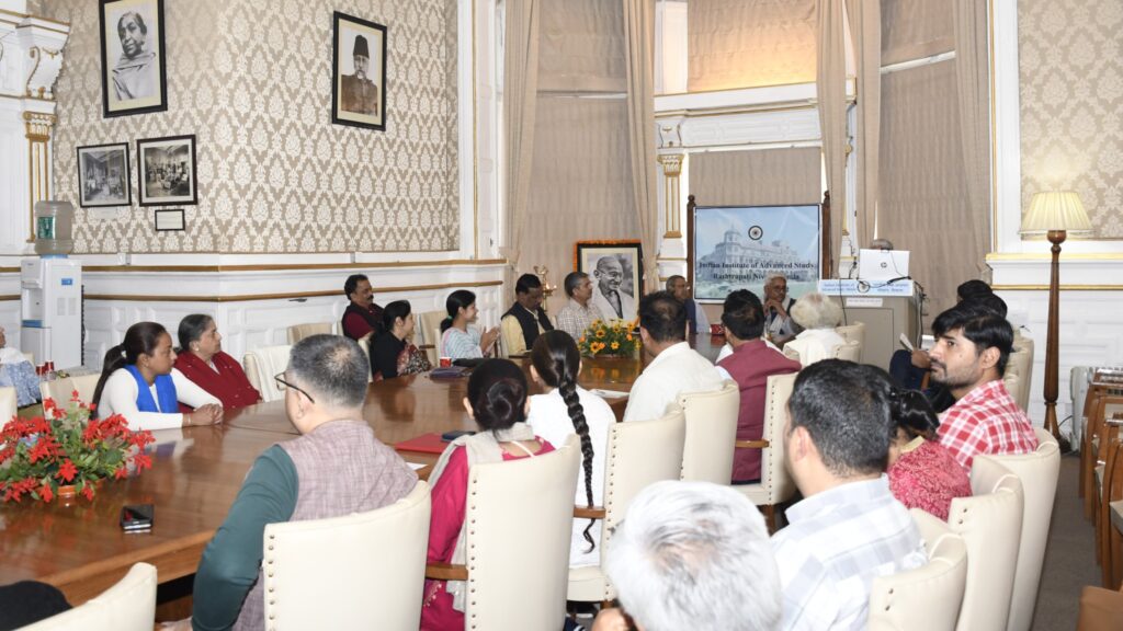 Special Ceremony on the Birth Anniversary of Mahatma Gandhi and Lal Bahadur Shastri held at IIAS Shimla HIMACHAL HEADLINES