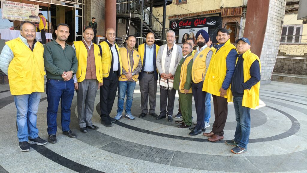 Lions Club Brings Free Health Camp to the Heart of Shimla HIMACHAL HEADLINES